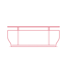 Objects Decorative Vases Ikebana Vase Long Contour Svg Vector, Free Vectors File